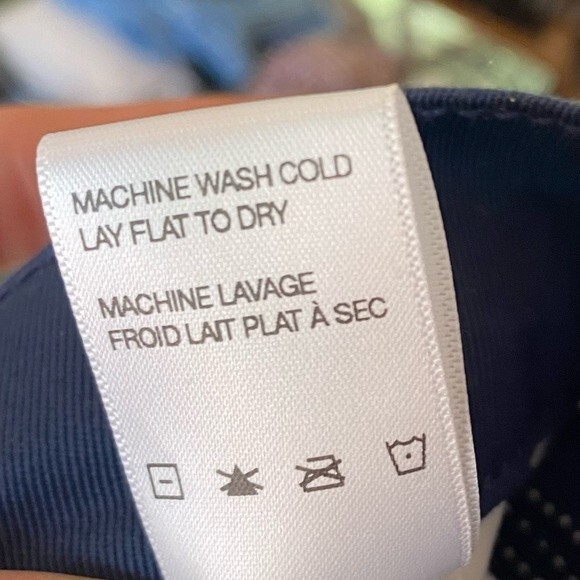 BLDWN Blue White High Waisted Pants Cropped Wide Leg Skater Size 28 - Picture 7 of 11